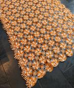 Vintage kleed sprei tafelkleed plaid., Antiek en Kunst, Antiek | Kleden en Textiel, Ophalen of Verzenden