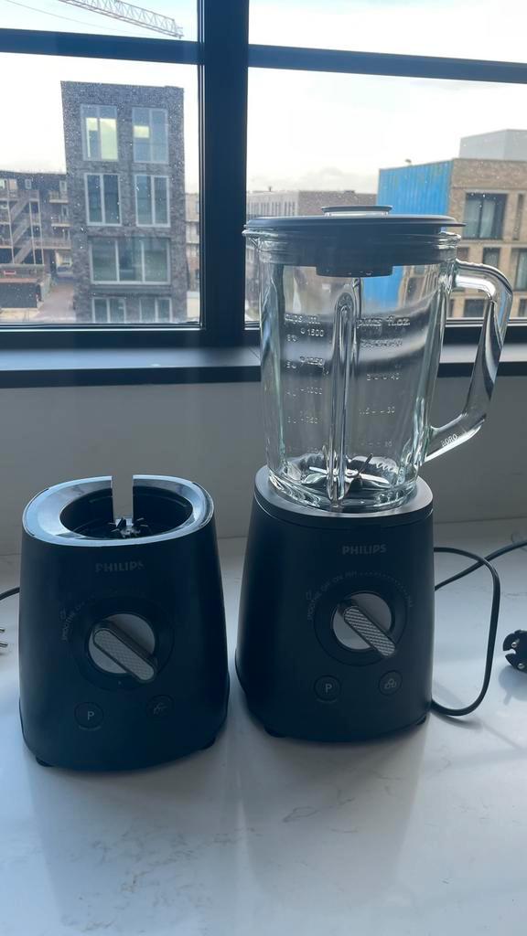 Philips Problend 6 Blender HR2095 met 2 apparaten, Witgoed en Apparatuur, Blenders, Gebruikt, Blender, Ophalen