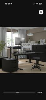 Elektrisch Sta-zit Bureau - In hoogte verstelbaar, Huis en Inrichting, Bureaus, Ophalen, Elektrisch, Zo goed als nieuw, Stabureau