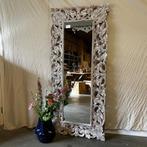 Barok Spiegel – Houten lijst wit - 180 x 80 cm -TTM Wonen, Nieuw, Info@ttmwonen.nl, 75 tot 100 cm, 150 tot 200 cm