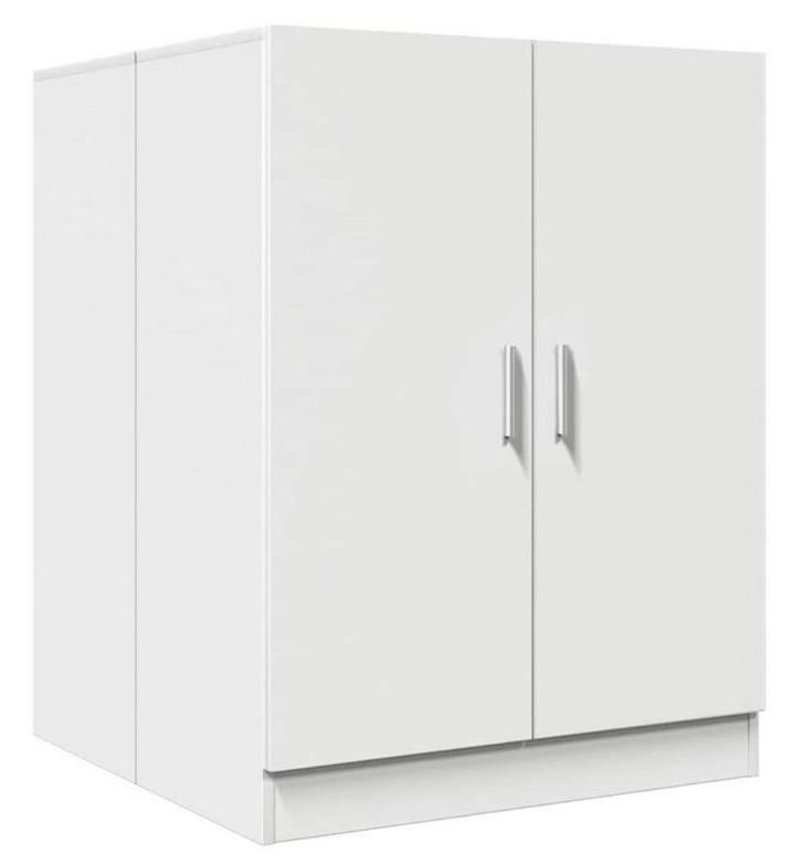 Wasmachinekast wasmachineombouw wit GRATIS BEZORGD!, Huis en Inrichting, Badkamer | Badtextiel en Accessoires, Nieuw, Overige typen