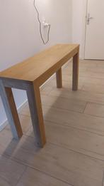 haltafel, Huis en Inrichting, Tafels | Sidetables, Ophalen, 100 tot 150 cm, Eikenhout, Zo goed als nieuw