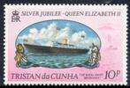Tristan da Cunha 1977, QEII, Schip Britannia, postfris., Postzegels en Munten, Postzegels | Thematische zegels, Koningshuis, Verzenden
