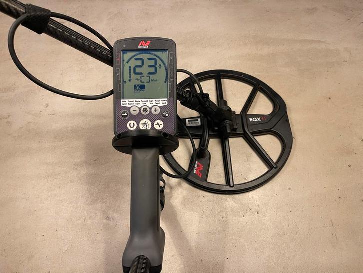 Minelab Equinox 800, heel veel extra’s,topconditie !, Hobby en Vrije tijd, Metaaldetectors, Zo goed als nieuw, Meer dan 30 cm