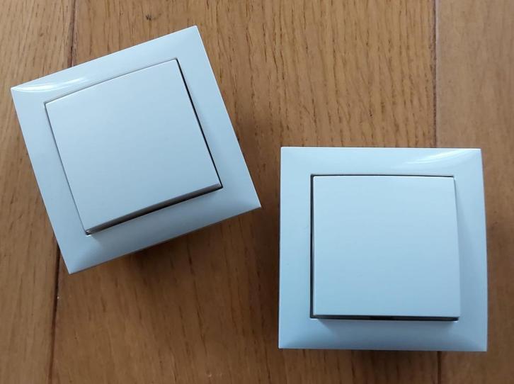 wisselschakelaar inclusief afdekraam Berker S1 creme, Doe-het-zelf en Verbouw, Elektra en Kabels, Nieuw, Schakelaar, Ophalen of Verzenden