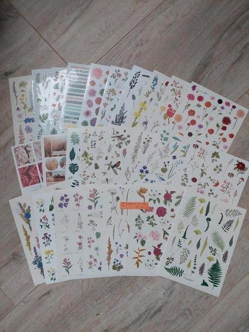 C 25 vellen stickers, Hobby en Vrije tijd, Scrapbooking, Nieuw, Versiering of Embellishment, Overige merken, Ophalen