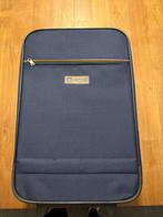 Spacecase reis koffer wieltjes handgreep blauw 52 x 35 cm, Uitschuifbare handgreep, 50 tot 60 cm, Ophalen of Verzenden, Zo goed als nieuw