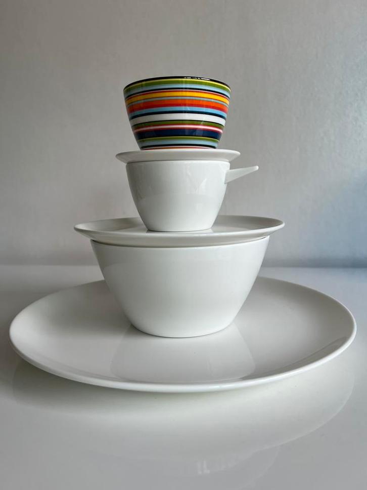 6-delig Servies Iittala Origo Schaal Kom Kop Bord Häberli, Huis en Inrichting, Keuken | Servies, Nieuw, Compleet servies, Overige stijlen