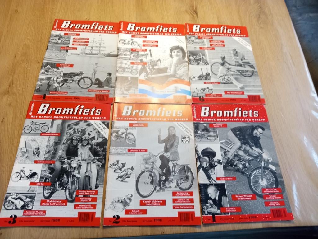Bromfiets blad diverse jaartallen, Ophalen of Verzenden, Zo goed als nieuw, Overige typen