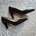 zwarte hoge hakken leren pumps Peter Keizer maat 38, Verzenden, Zwart, Peter Keizer, Zo goed als nieuw