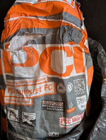 Bijna volle zak Vezelversterkte betonvuller PCI Nanocret FC beschikbaar voor biedingen