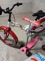 Fiets + step, Fietsen en Brommers, Steps, Ophalen of Verzenden, Zo goed als nieuw, Gewone step