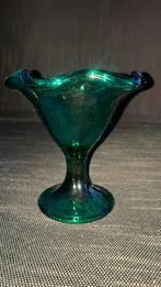 Glazen groene ijscoupe, Antiek en Kunst, Ophalen of Verzenden