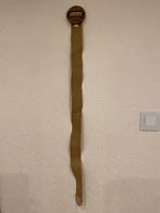 Jute Dames Ceintuur met Houten Gesp - 90cm, 90 tot 100 cm, Tailleriem, Ophalen of Verzenden, Zo goed als nieuw