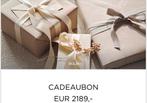 Bolia Cadeaubon t.w.v. €2189, Eén persoon, Cadeaubon, Overige typen