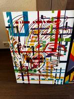 schilderij  3 x, Ophalen, Zo goed als nieuw, Schilderij, 75 cm of meer