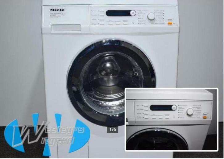 Miele softcare 1600 toeren met 1 jaar garantie, Witgoed en Apparatuur, Wasmachines, Gebruikt, Voorlader, 6 tot 8 kg, Minder dan 85 cm