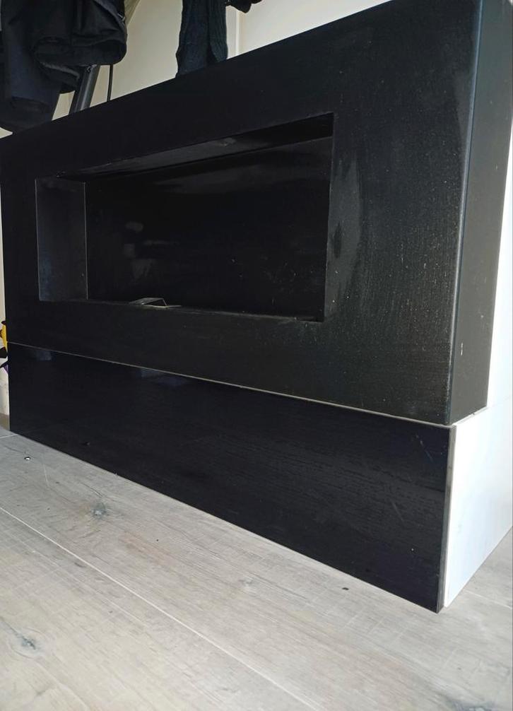 Bio Ethanol Kachel - Strak Design, Witte Kast, Huis en Inrichting, Haarden, Zo goed als nieuw, Overige soorten, Ophalen