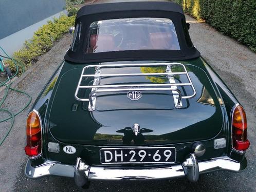 MG B 1.8  Tourer 1971 Groen Stuurbekrachtiging, Overdrive, Auto's, MG, Particulier, B, Lederen bekleding, Mistlampen, Open dak