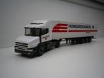Herpa Scania T124 huiftrailer Hungarocamion., Hobby en Vrije tijd, Modelauto's | 1:87, Ophalen of Verzenden, Gebruikt, Bus of Vrachtwagen