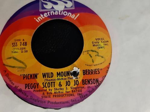 Peggy Scott & Jo Jo Benson – Pickin' Wild Mountain Berries, Cd's en Dvd's, Vinyl Singles, Gebruikt, Single, R&B en Soul, 7 inch