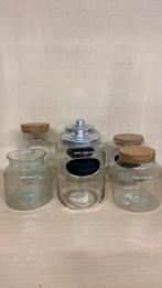 Glazen potten, Huis en Inrichting, Ophalen, Gebruikt