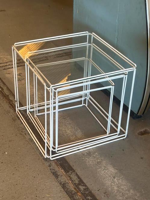 Mimiset Max Sauze, Huis en Inrichting, Tafels | Bijzettafels, Zo goed als nieuw, Minder dan 45 cm, Minder dan 55 cm, Hout, Ophalen