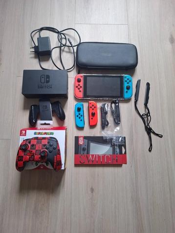 Nintendo switch + accessoires beschikbaar voor biedingen
