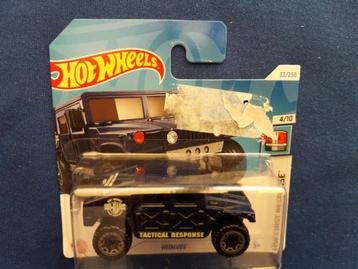 Hotwheels Hummer Humvee donkerblauw - beschikbaar voor biedingen