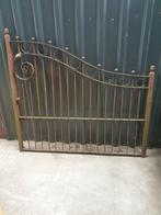 Leuk sierdeel poort smeedijzer 150x160 cm, Tuin en Terras, Tuinpoorten, Ophalen, Gebruikt, Staal, Draaipoort