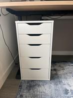 IKEA Alex Ladeblok - Wit, Huis en Inrichting, Ophalen, Zo goed als nieuw, Met lade(s), 25 tot 50 cm