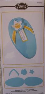 Sizzix bigz XL , card flip-flop.(Teenslipper kaart -mal), Ophalen of Verzenden, Nieuw, Overige thema's, Pons of Mal