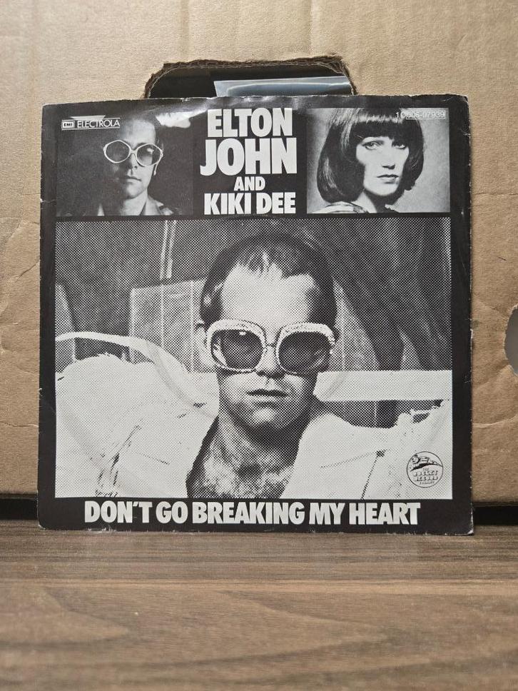 Elton John & Kiki Dee - Don't go breaking my heart, Cd's en Dvd's, Vinyl Singles, Zo goed als nieuw, Single, Pop, 7 inch, Ophalen of Verzenden