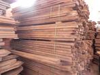 Damwandhout met V verbinding Opslag droog, Doe-het-zelf en Verbouw, Hout en Planken, Ophalen, Gebruikt, Balk, Vuren