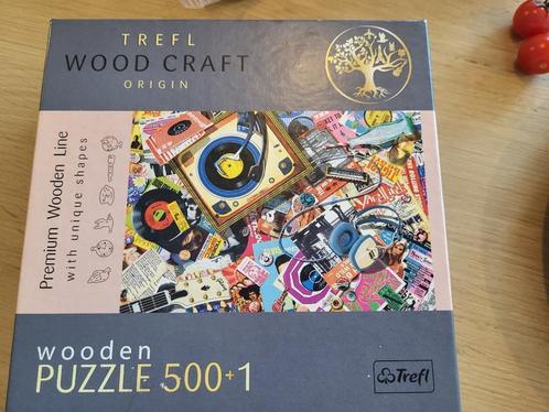 Houten puzzels, Hobby en Vrije tijd, Denksport en Puzzels, Zo goed als nieuw, Legpuzzel, 500 t/m 1500 stukjes, Ophalen of Verzenden