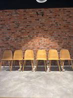 6 Nieuwe Muuto Nerd Stoelen Eikenhout, Ophalen, Bruin, Nieuw, Vijf, Zes of meer stoelen