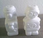 Peper en zout stel ROBOTS in het wit ZGAN, Ophalen of Verzenden, Zo goed als nieuw