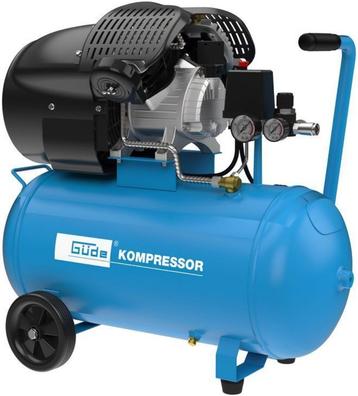 Gude 405/10/50 2 Cilinder compressor 50 liter vat/10 Bar!! beschikbaar voor biedingen