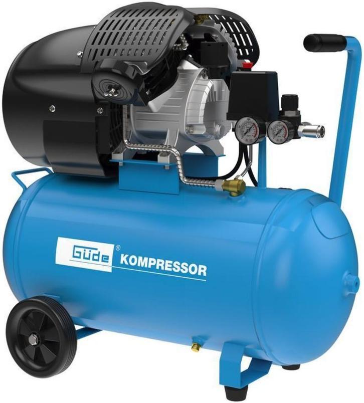 Gude 405/10/50 2 Cilinder compressor 50 liter vat/10 Bar!!, Auto diversen, Autogereedschap, Nieuw, Ophalen