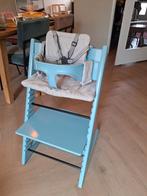 Stokke met babysit, kussens en veiligheidsgordel, Kinderen en Baby's, Kinderstoelen, Ophalen, Gebruikt, Meegroeistoel