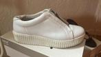 Witte sneakers met rits, Wit, Ophalen of Verzenden, Sneakers of Gympen, Zo goed als nieuw