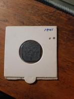 Zinken Stuiver 1941 - Tweede Wereldoorlog, Postzegels en Munten, Munten | Nederland, Ophalen of Verzenden, Koningin Wilhelmina