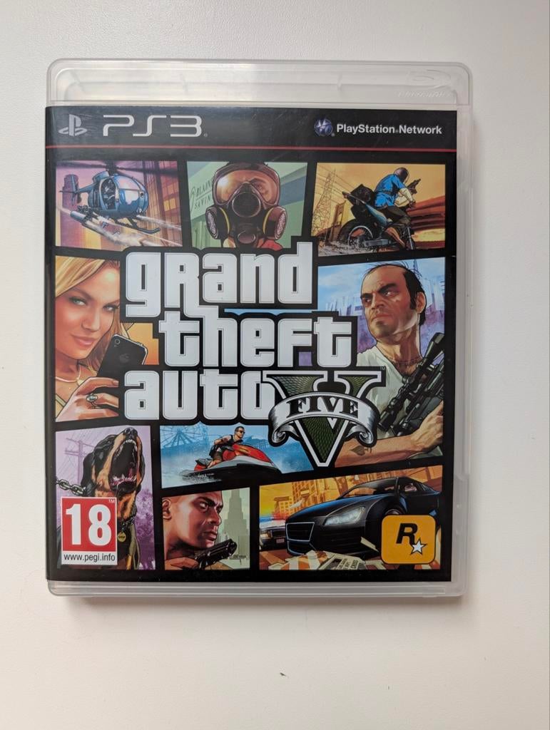 GTA 5 PS3 Compleet Nieuwstaat, Avontuur en Actie, Online, Vanaf 18 jaar, 1 speler
