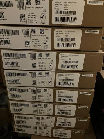 Partij 8x Dell Docking Station USB-C WD19S 130W Nieuw beschikbaar voor biedingen