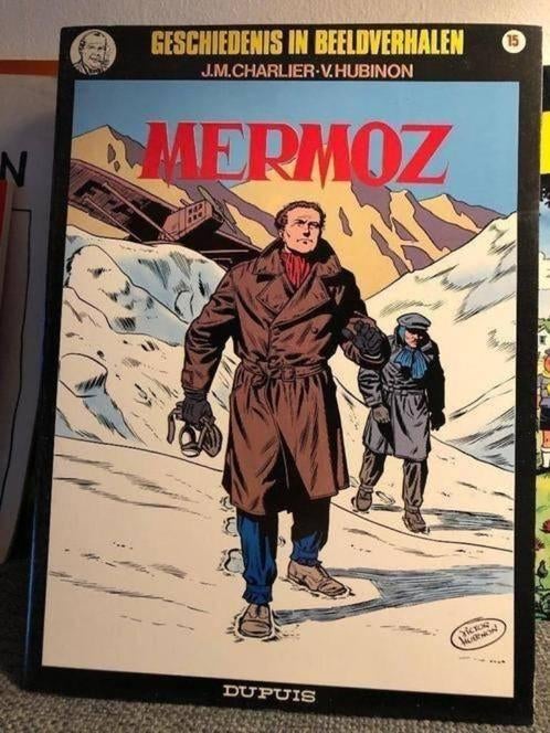 Mermoz geschiedenis in beeldverhalen r1, Boeken, Stripboeken, Eén stripboek, Ophalen of Verzenden, Zo goed als nieuw