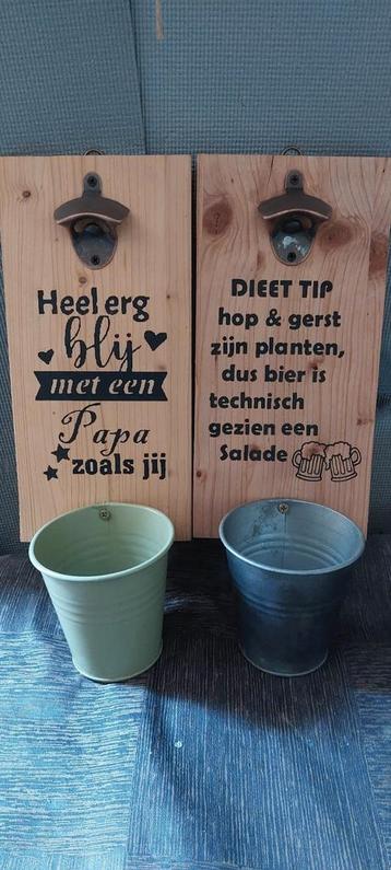 Tekstbord bieropener (leuk cadeautje) beschikbaar voor biedingen