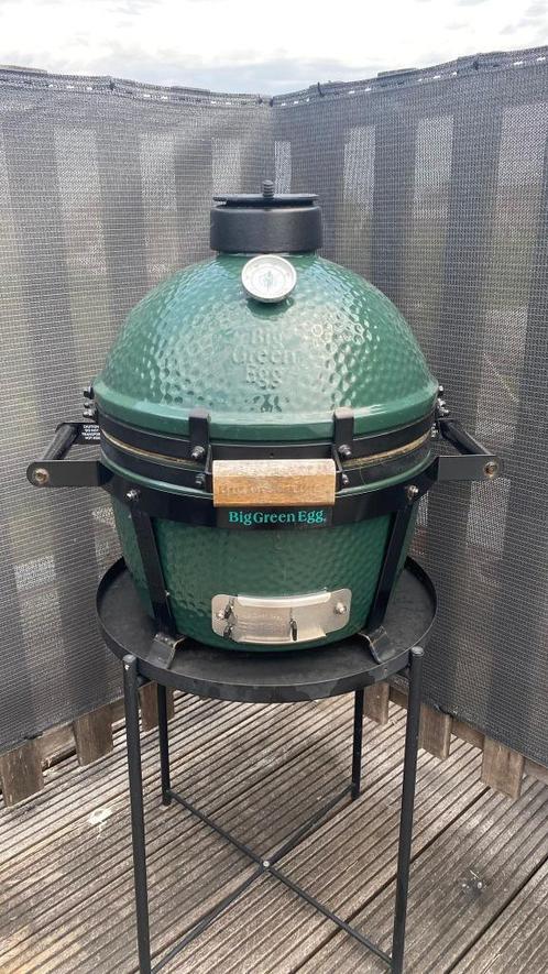 Big Green Egg MiniMax, Tuin en Terras, Houtskoolbarbecues, Gebruikt, Ophalen