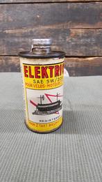 Elektrion 2 takt olieblikje, Verzamelen, Blikken, Ophalen of Verzenden, Zo goed als nieuw, Overige