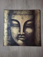 Buddha schilderij 2x 50x50, Ophalen of Verzenden, 50 tot 75 cm, Schilderij, 50 tot 75 cm