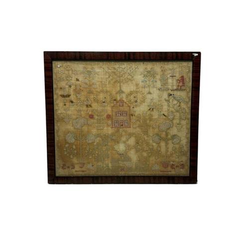 Merklap, gedateerd 1802, Antiek en Kunst, Antiek | Kleden en Textiel, Ophalen of Verzenden